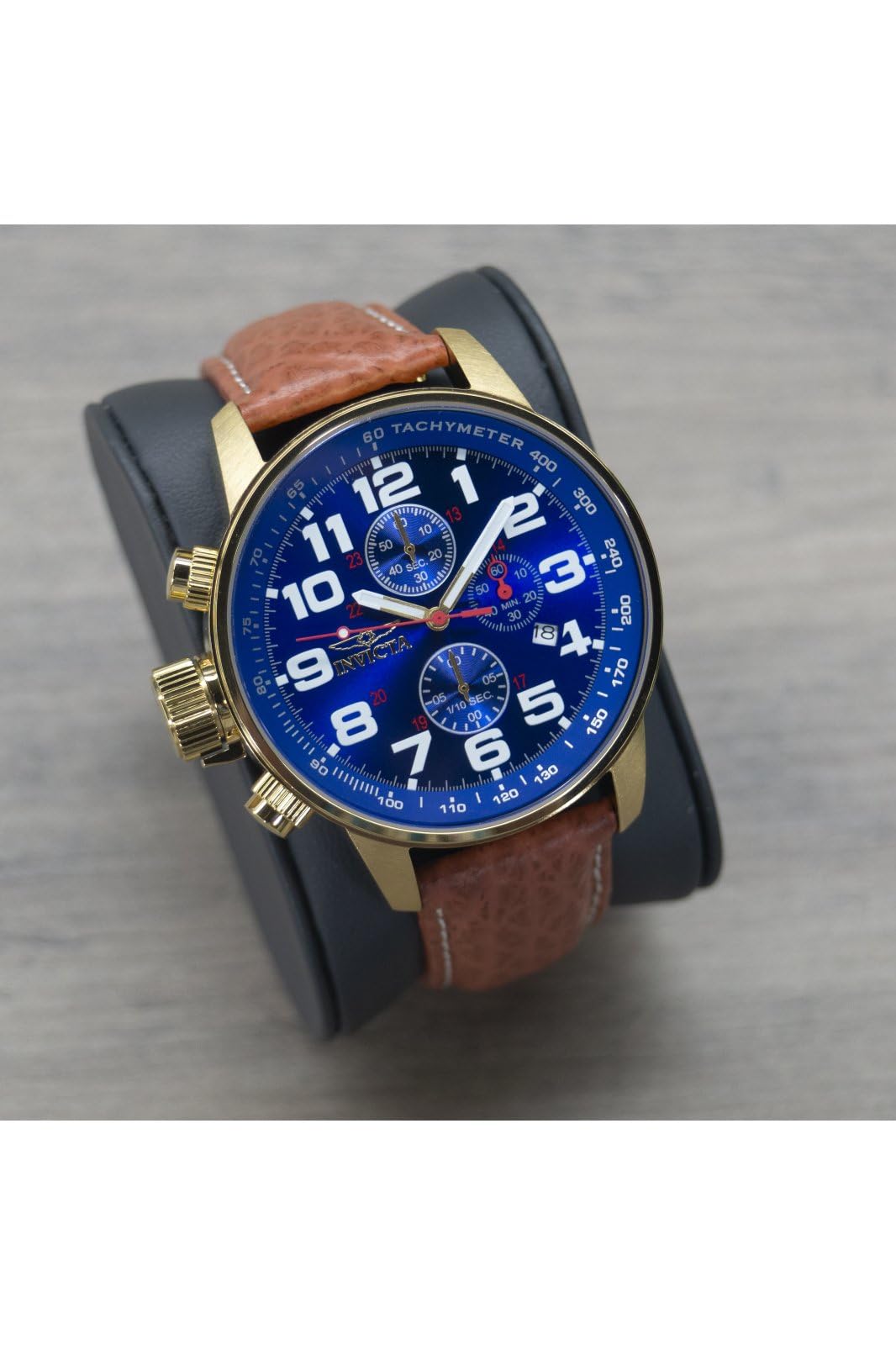 invicta-i-force-herrenuhr-46mm-gold-blau-edelstahl image 7