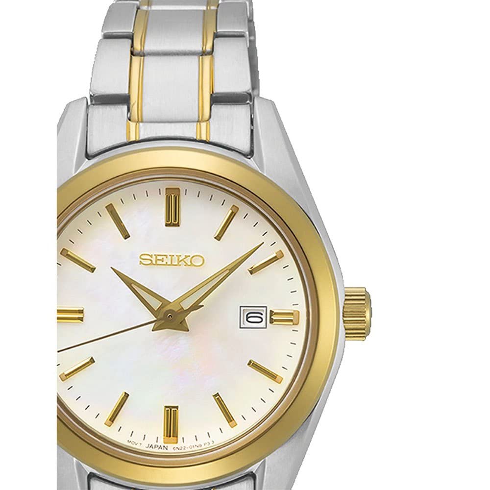 seiko-classic-sur632p1-damenuhr-edelstahl-silber-gold image 2