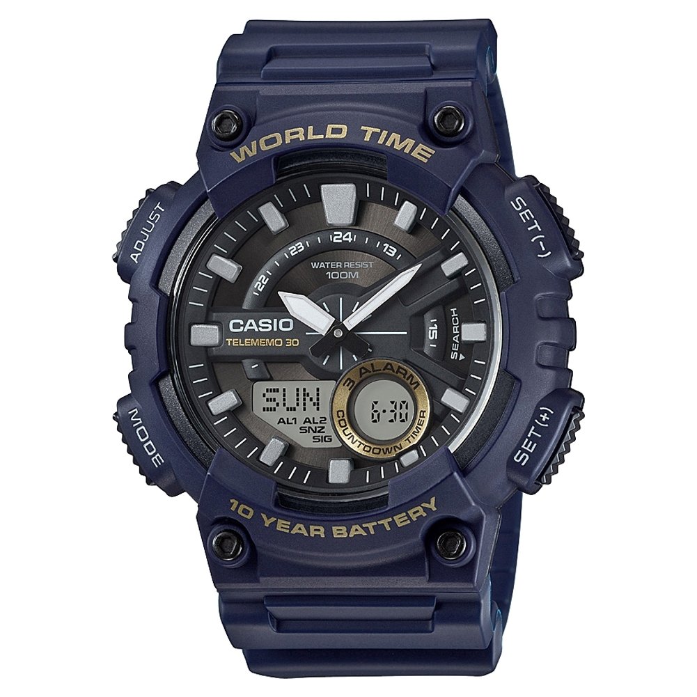 casio-collection-herrenuhr-digital-schwarz-grau image 2
