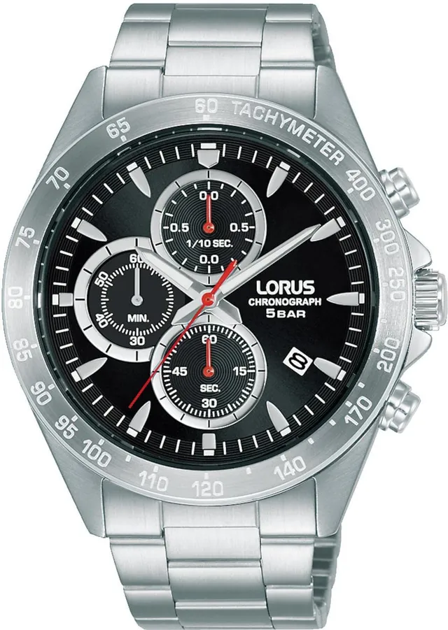 lorus-rm363gx9-herren-chronograph-edelstahl-metallband image 1