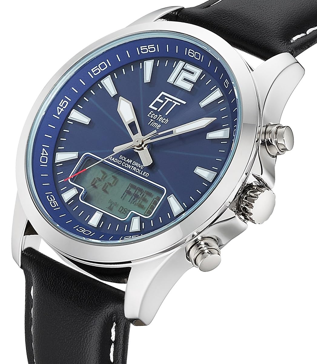ett-solar-drive-funk-ega-11714-31l-herrenuhr-leder-blau image 2
