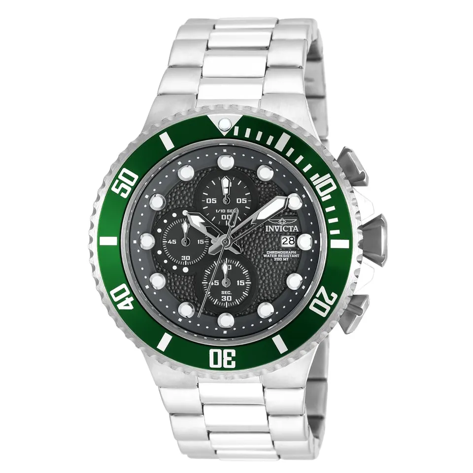 invicta-pro-diver-herrenuhr-52mm-silber-gr-n-edelstahl image 1