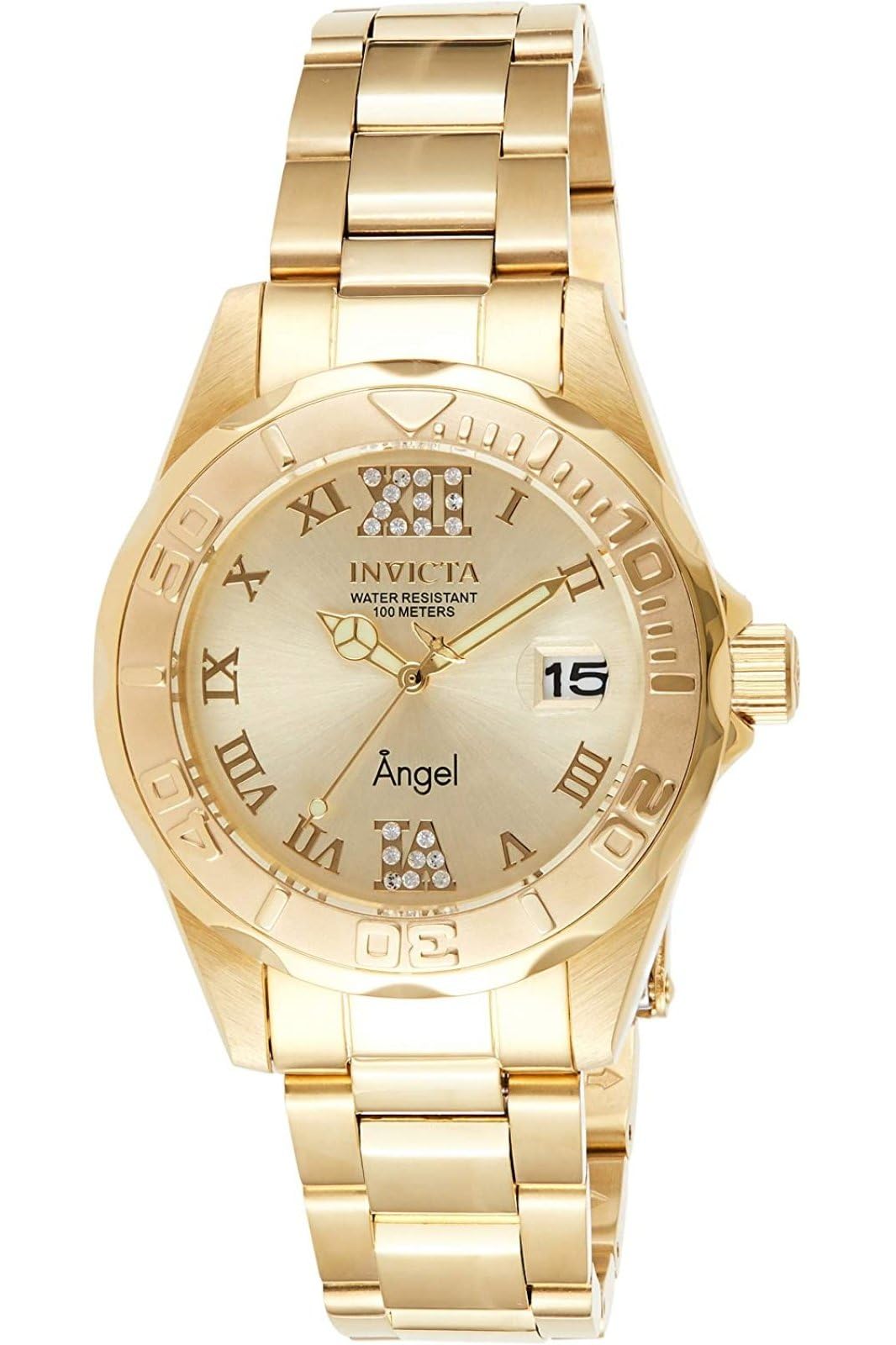 invicta-pro-diver-damenuhr-38mm-ros-gold-edelstahl image 7