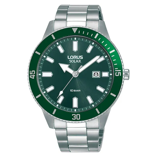 lorus-herrenuhren-rx315ax9-herrenuhr-solar-edelstahl image 1