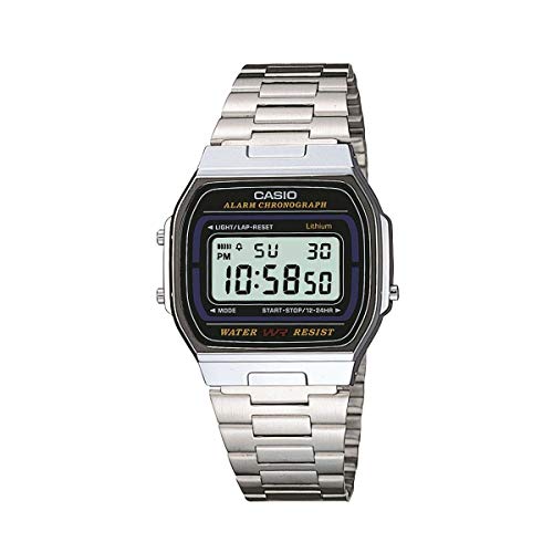 casio-a164wa-1ves-digitaluhr-silber-edelstahl-50m image 2
