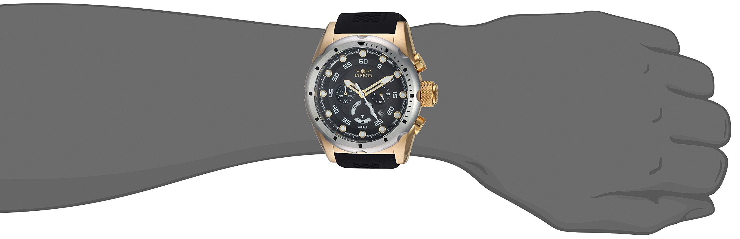 invicta-speedway-herrenuhr-50mm-gold-schwarz-edelstahl image 4