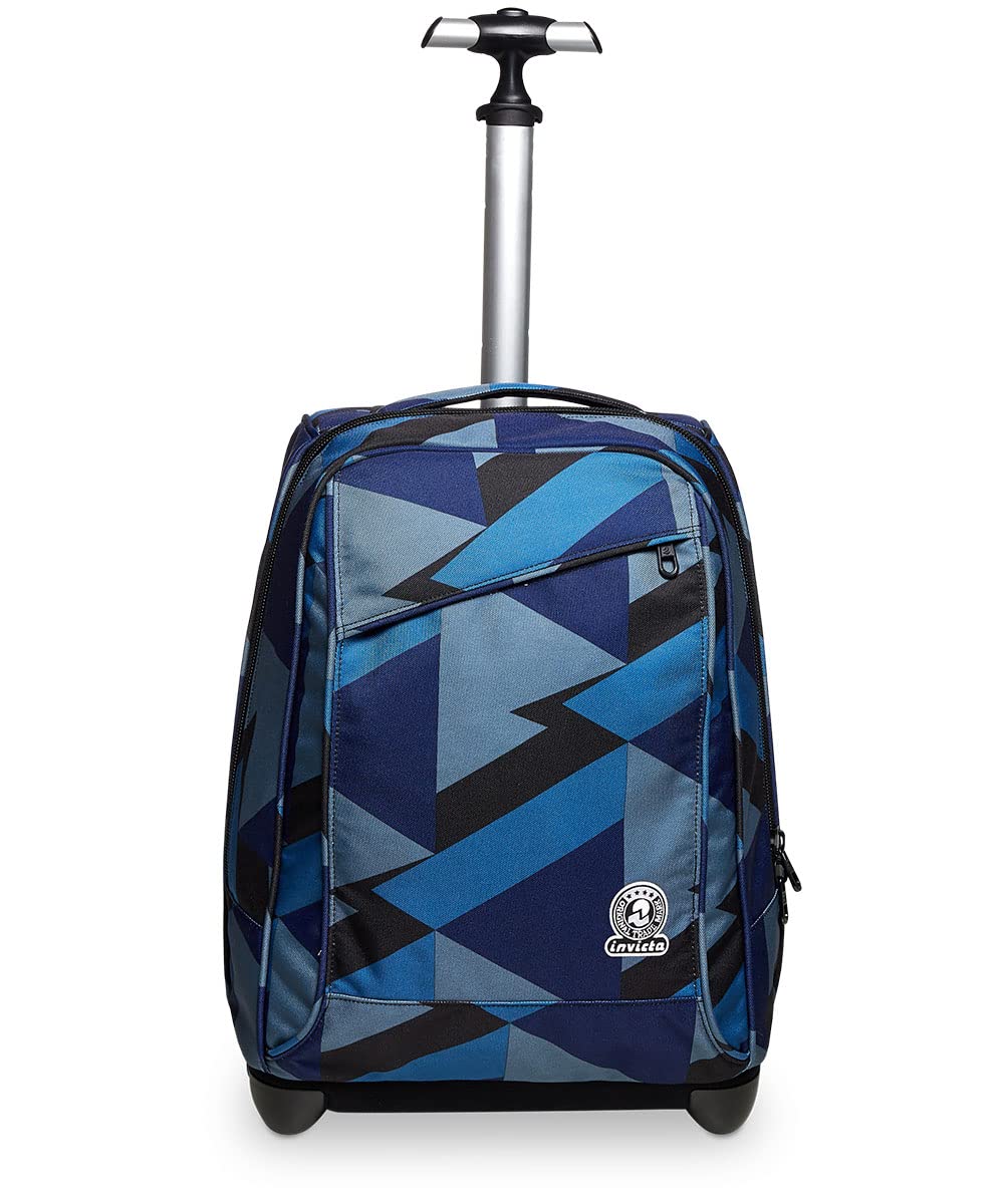 invicta-trolley-2-in-1-schulranzen-blaues-muster-einheitsgr-e image 2