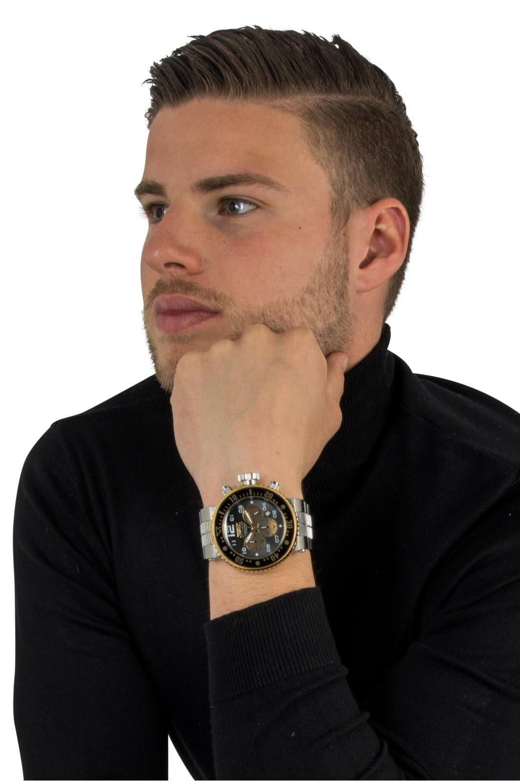 invicta-pro-diver-herrenuhr-52mm-silber-schwarz-quarz image 5