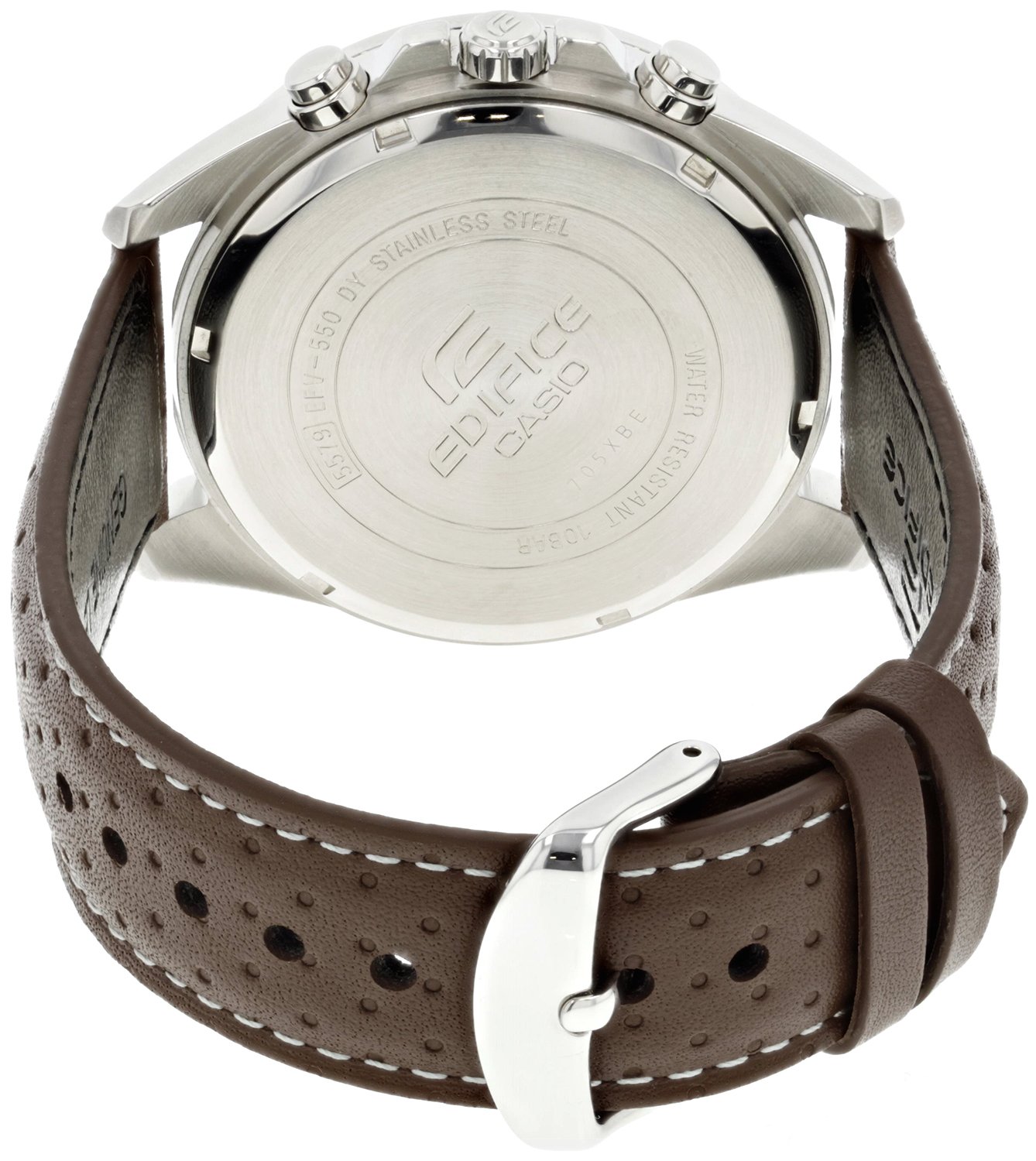 casio-edifice-efv-550l-5avuef-herrenuhr-leder-chronograph image 2
