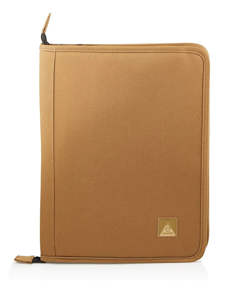 invicta-notizhalter-dokumentenmappe-kamel-tablet-fach image 1
