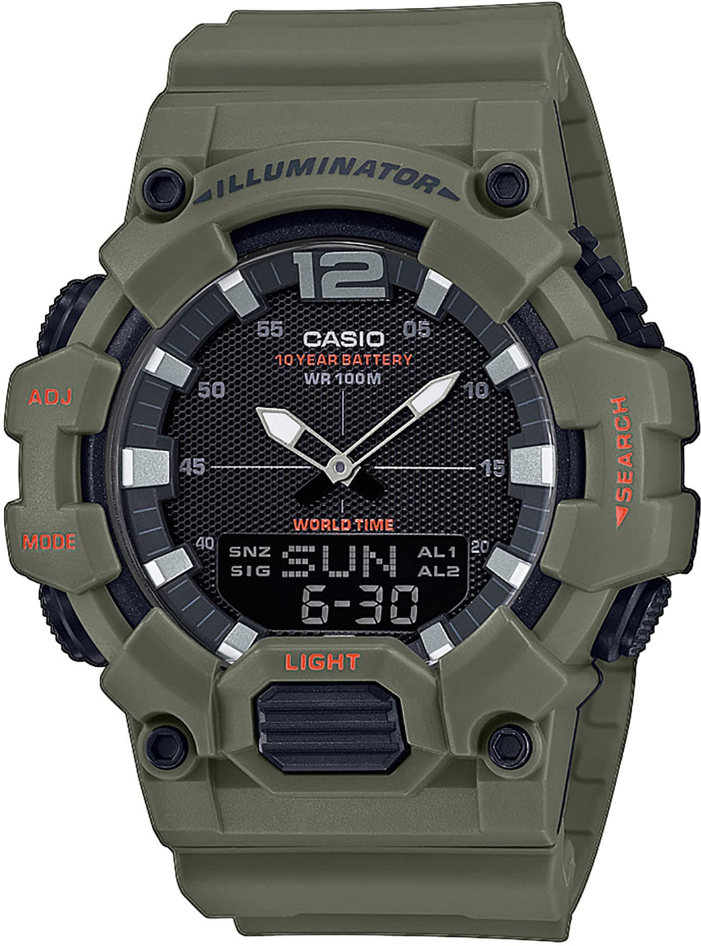 casio-collection-herren-digitaluhr-gr-n-schwarz-20-bar image 8