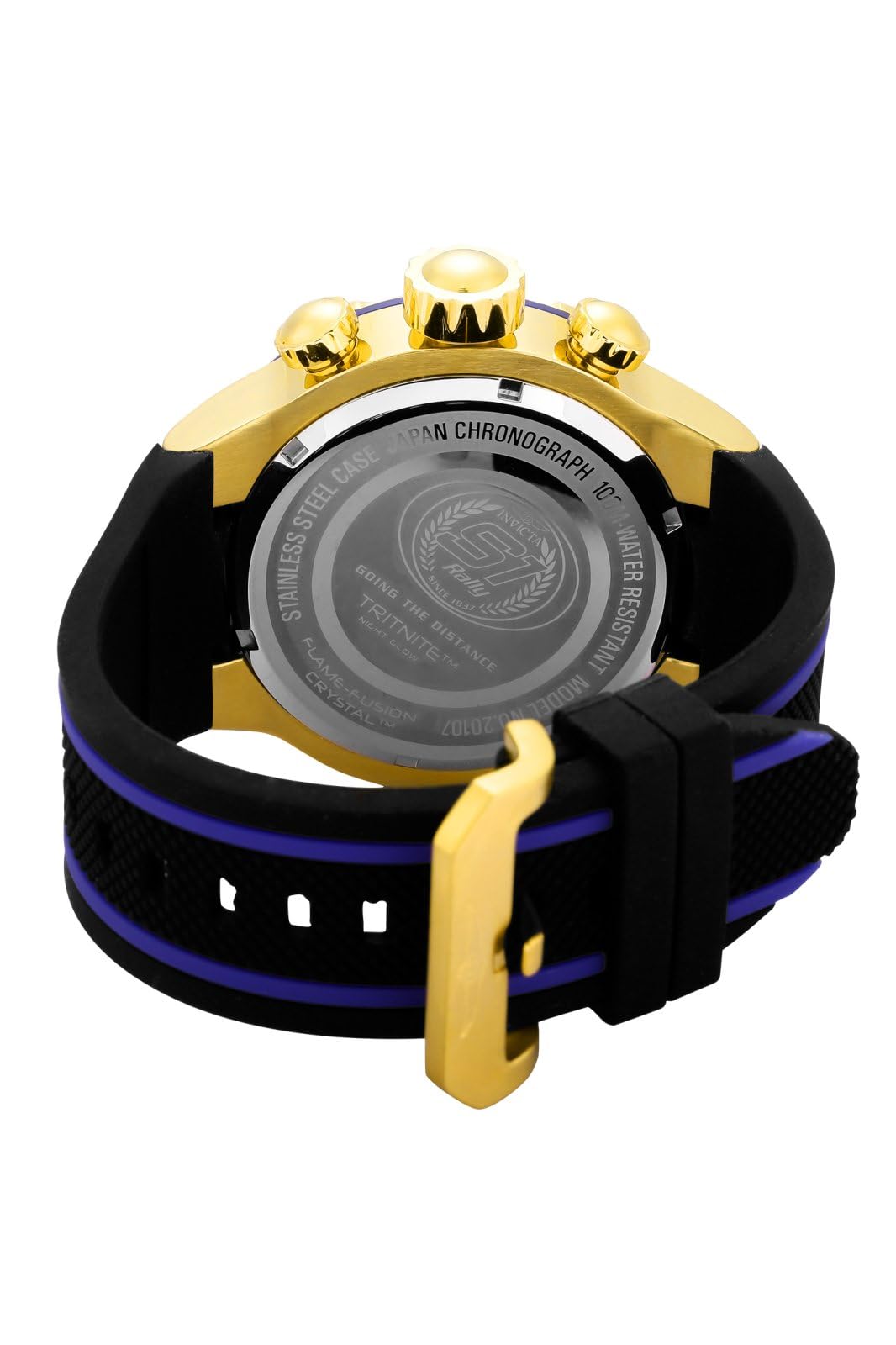 invicta-s1-rally-herrenuhr-53-mm-gold-blau-quarz image 4