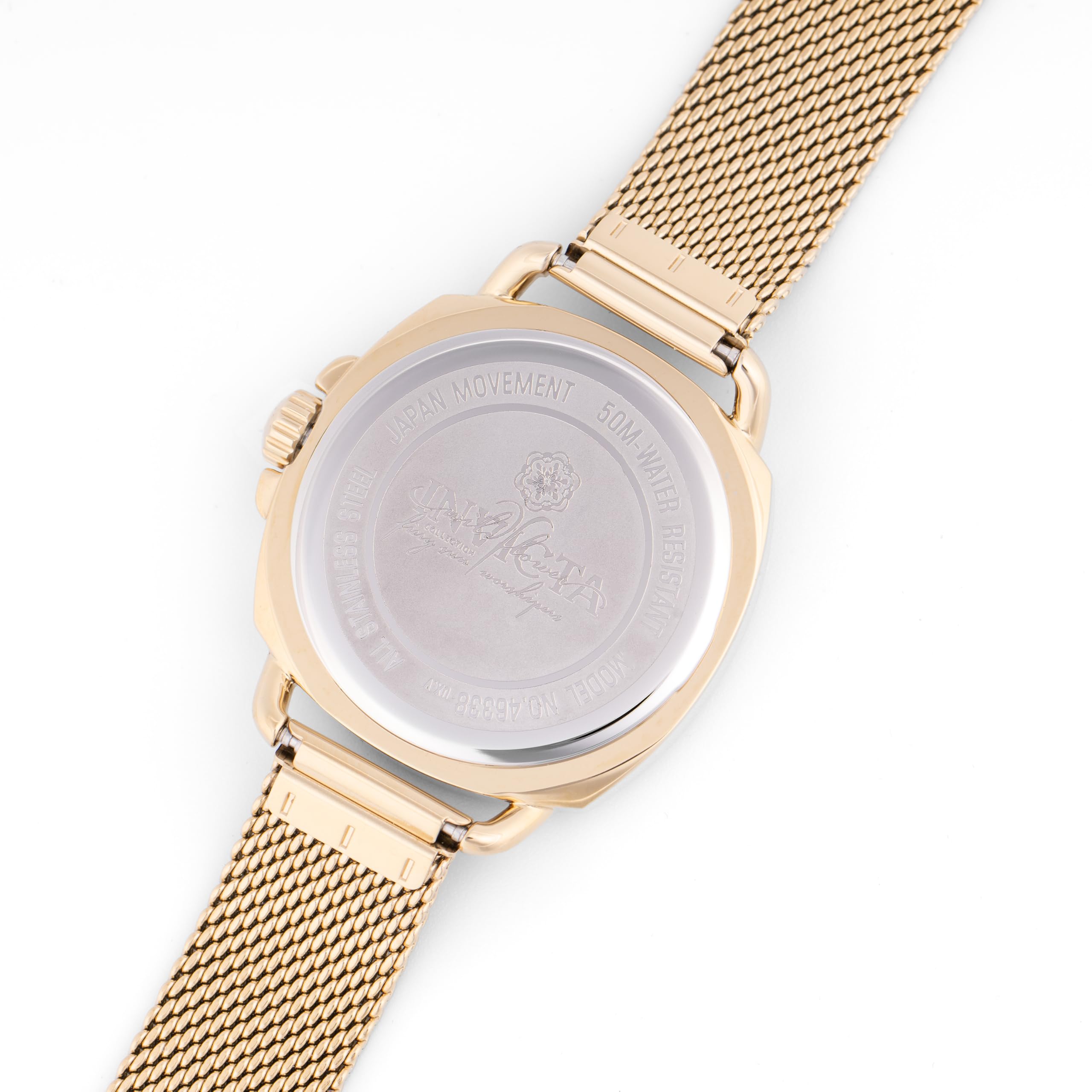 invicta-wildflower-damen-quarzuhr-32mm-wei-gold-edelstahl image 5