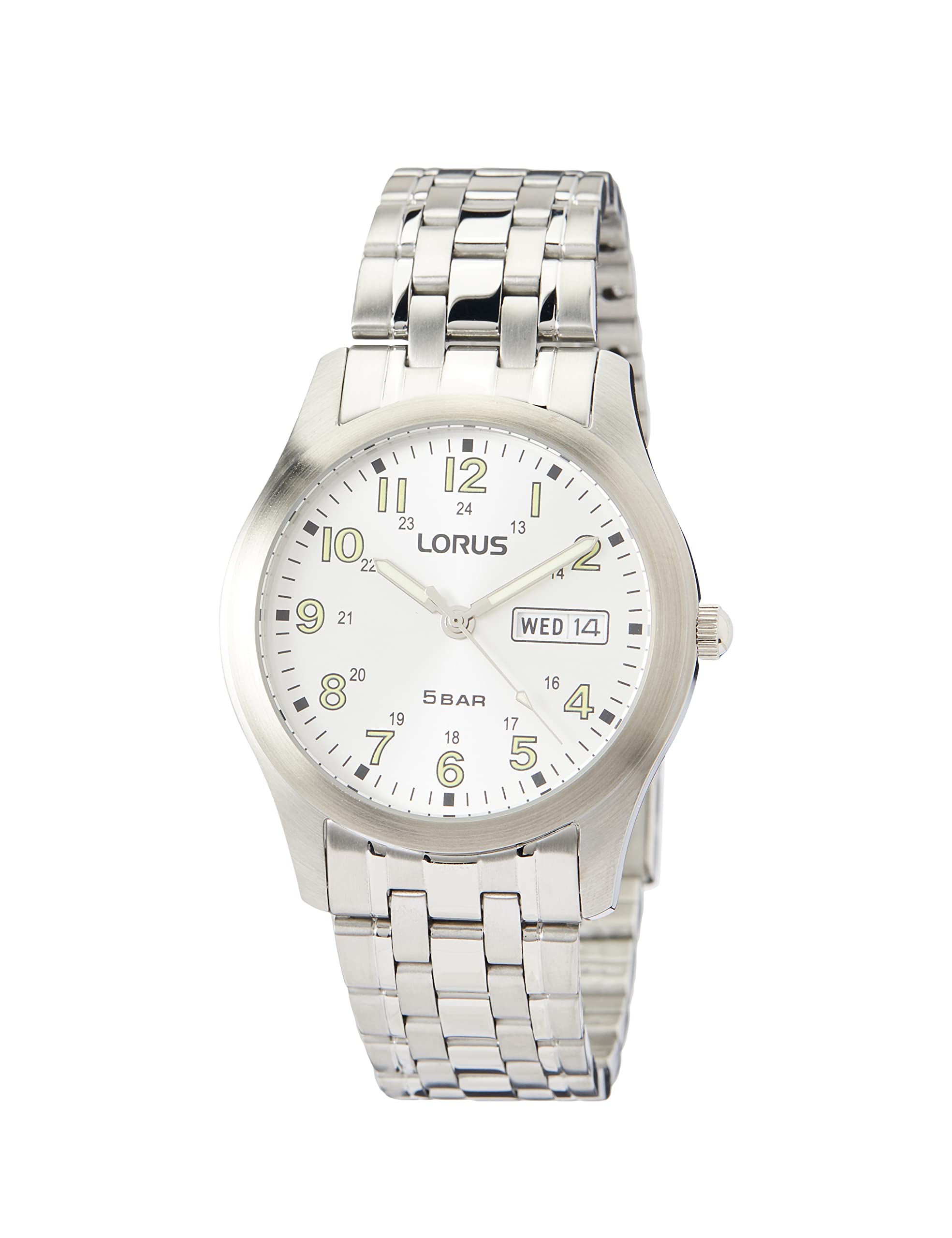 lorus-herrenuhren-rxn75dx9-herrenuhr-edelstahl-metallband-klassik image 1