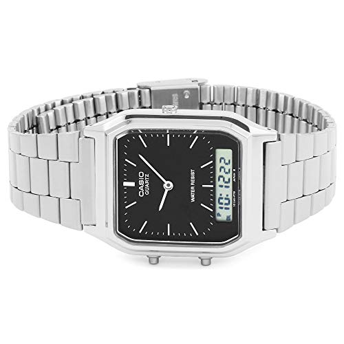 casio-collection-retro-armbanduhr-silber-schwarz-38-8mm-datum image 7