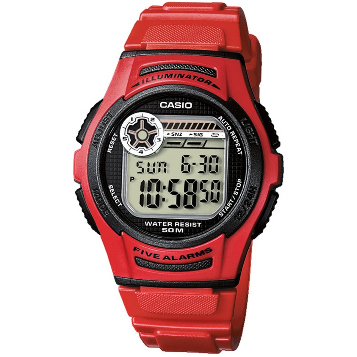 casio-collection-w-213h-herrenuhr-digital-5-bar image 1