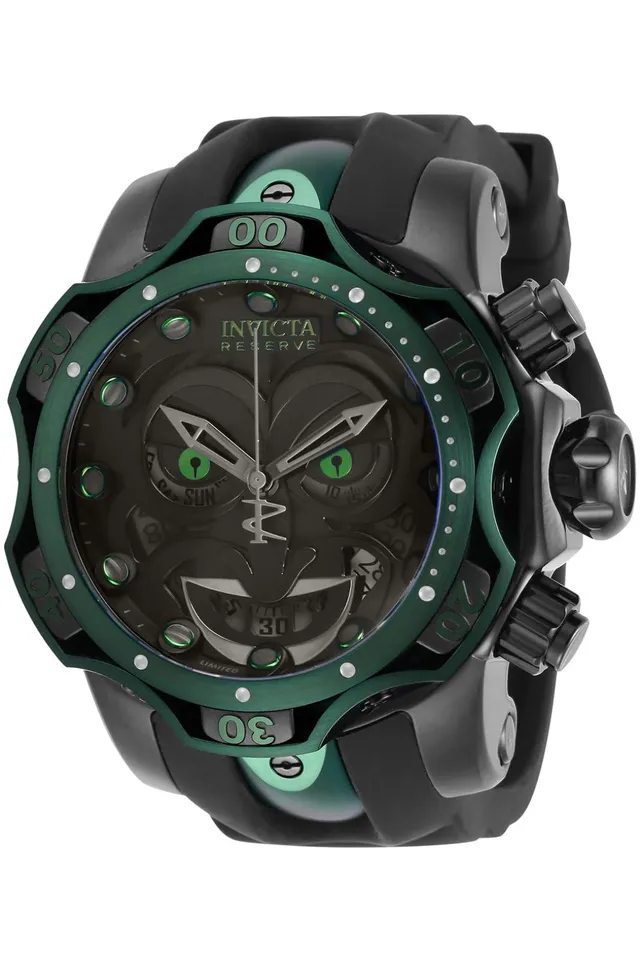 invicta-reserve-30064-joker-herrenuhr-52mm-schwarz-gr-n-silikon image 1