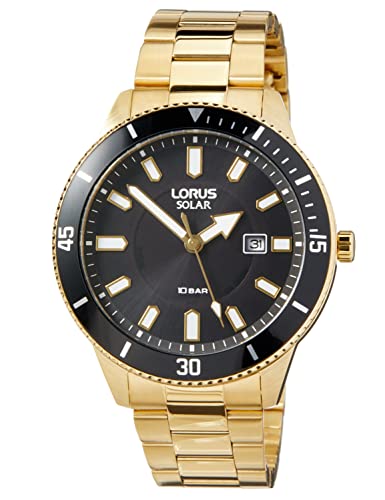 lorus-herrenuhren-solar-herrenuhr-rx308ax9-gold image 6