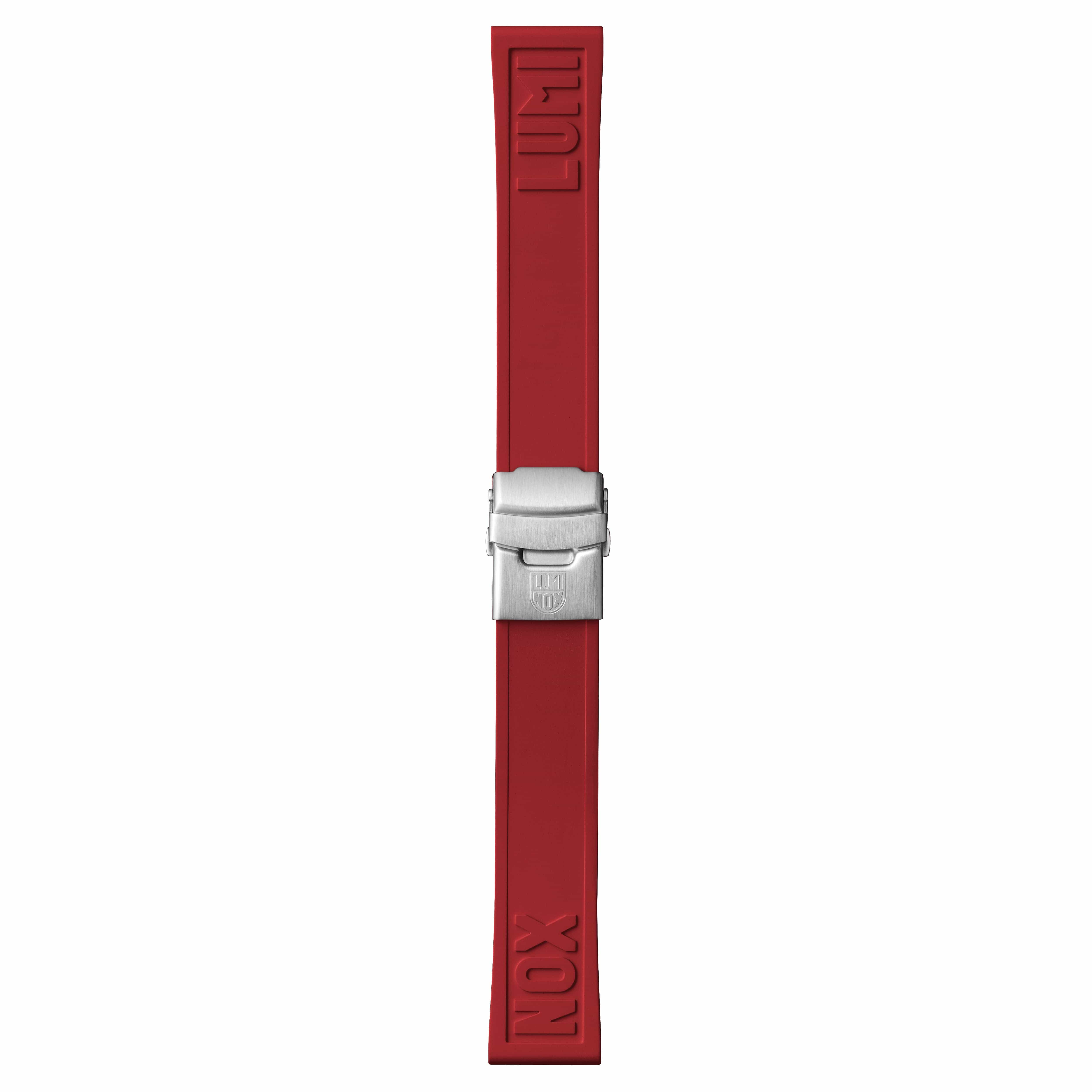 luminox-all-straps-kautschukarmband-22-mm-rot-zuschneidbar image 1