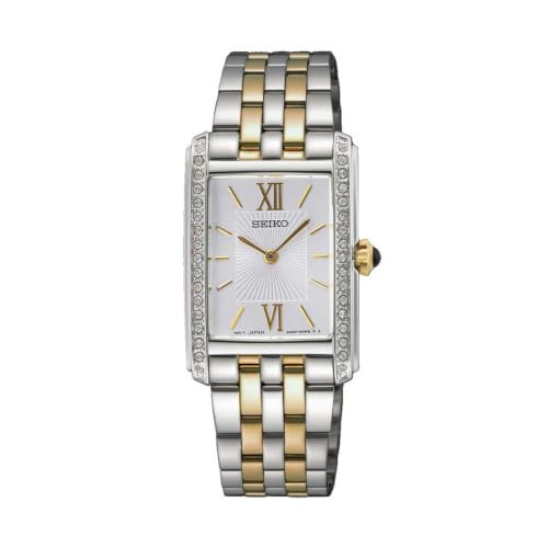 seiko-classic-damenuhr-analog-quarz-silber-schwarz image 4