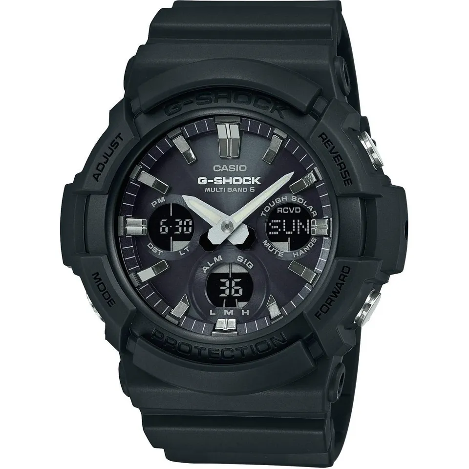 casio-g-shock-analog-digital-herrenuhr-funk-schwarz-20-bar image 1