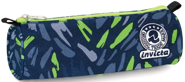 invicta-art-federm-ppchen-blaues-muster-polyester-22-cm image 1