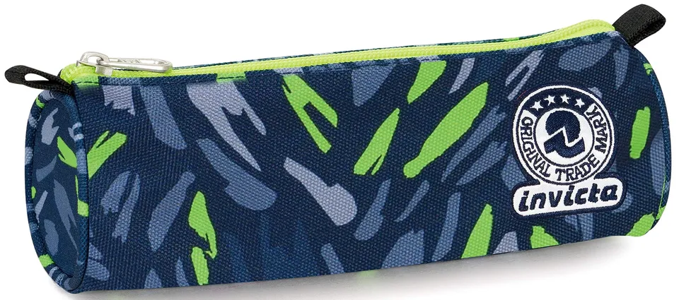 invicta-art-federm-ppchen-blaues-muster-polyester-22-cm image 1