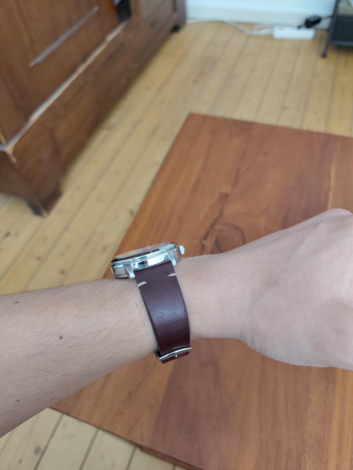 Schöne Uhr, etwas Einlaufzeit