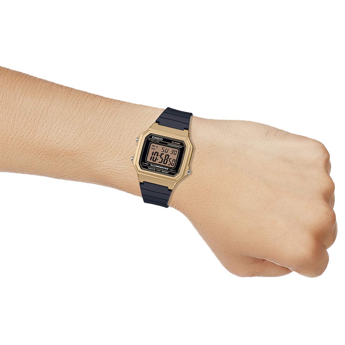 casio-w-217hm-herren-digitaluhr-gold-schwarz-resin image 6