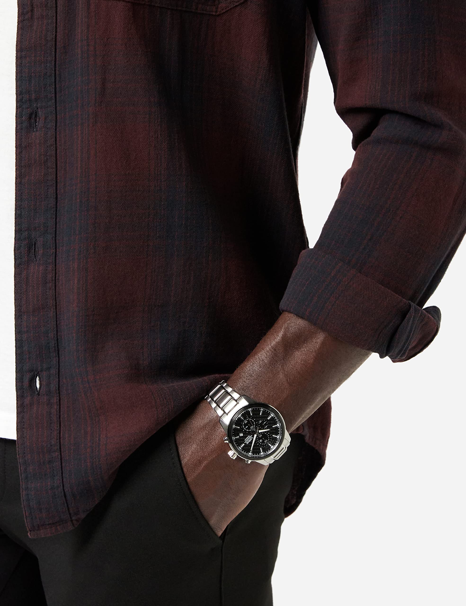 lorus-herrenuhren-rm325hx9-chronograph-titan-edelstahl image 2