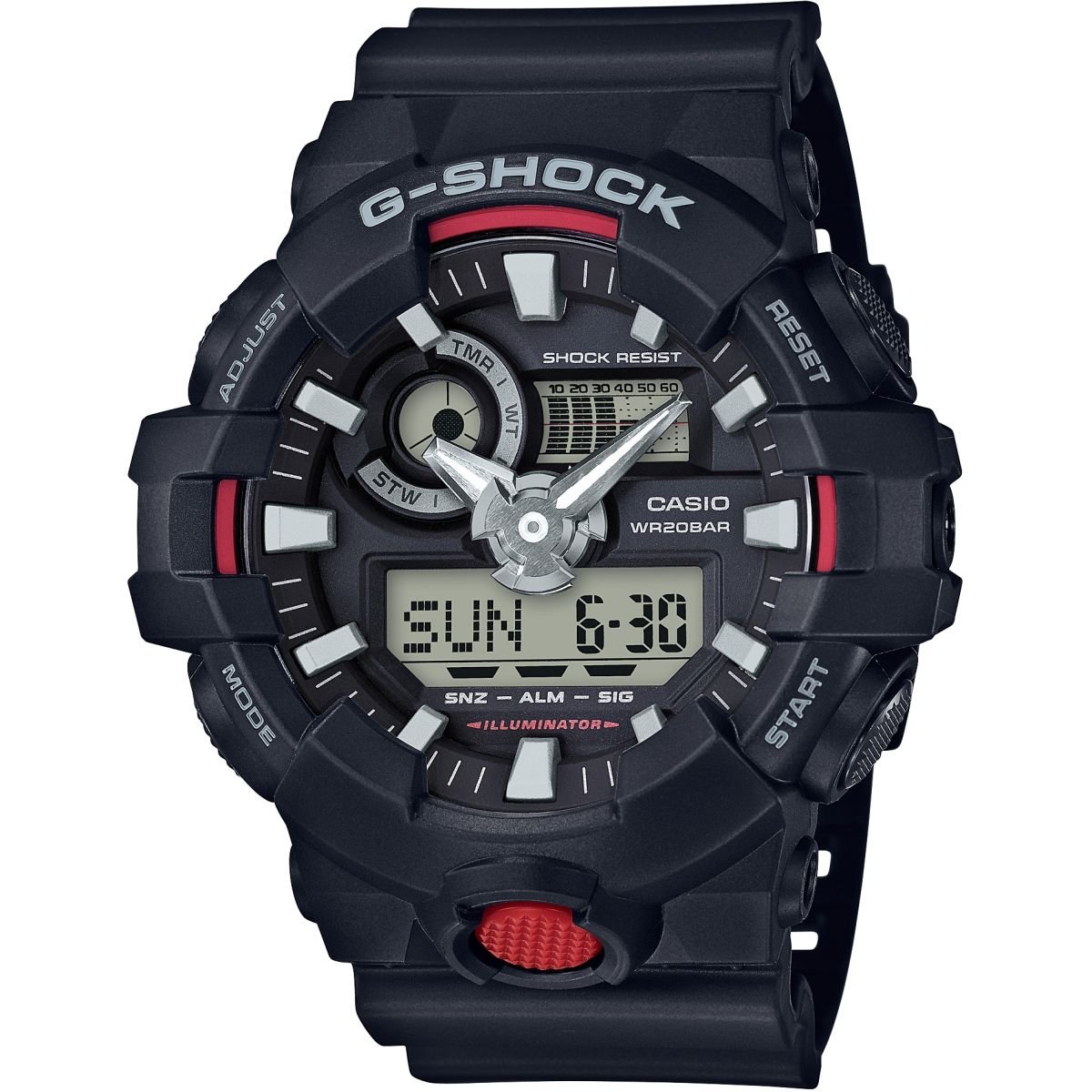 casio-g-shock-herrenuhr-resin-schwarz-20-bar image 1