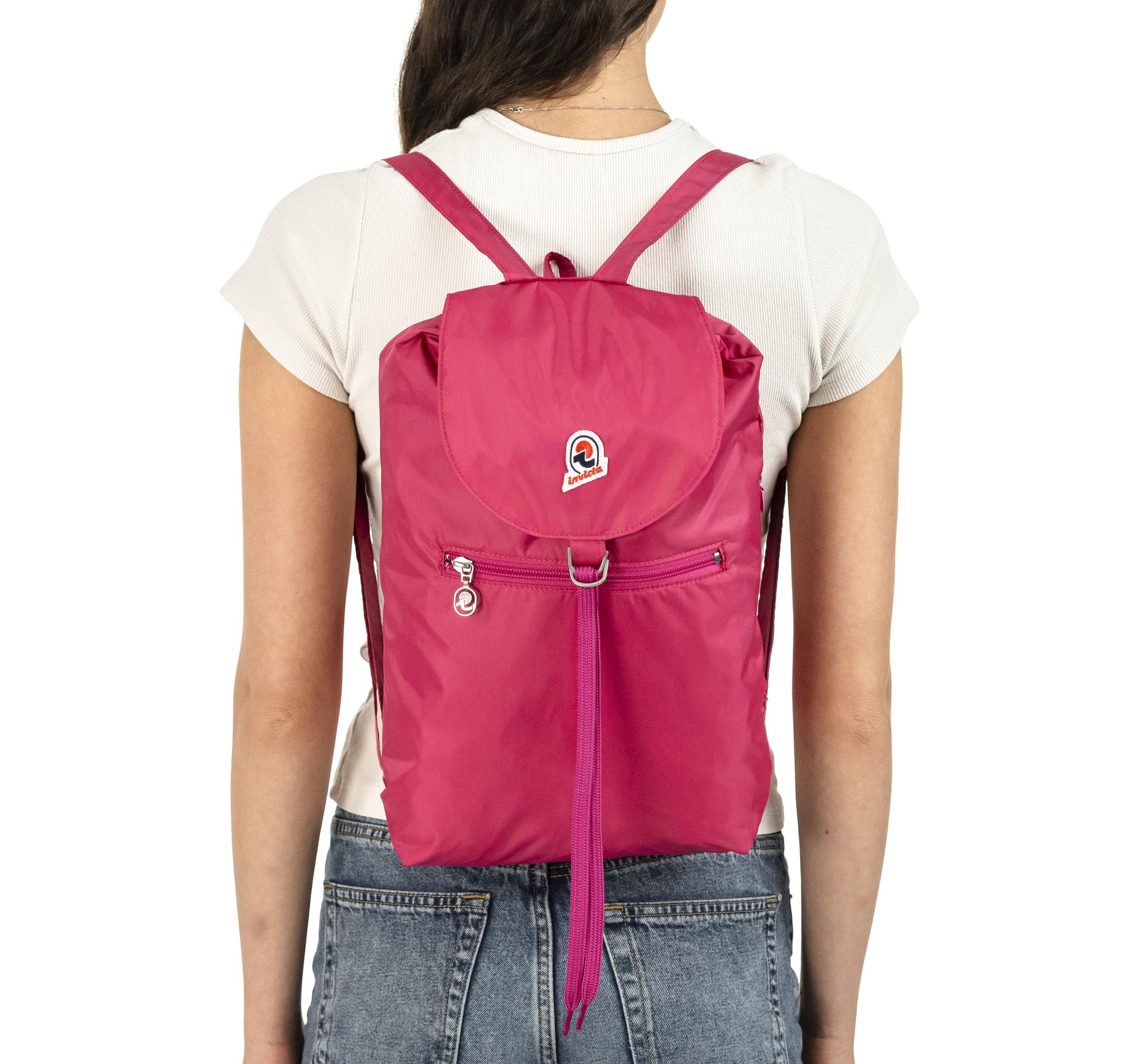invicta-minisac-tagesrucksack-8l-rosa-faltbar image 3