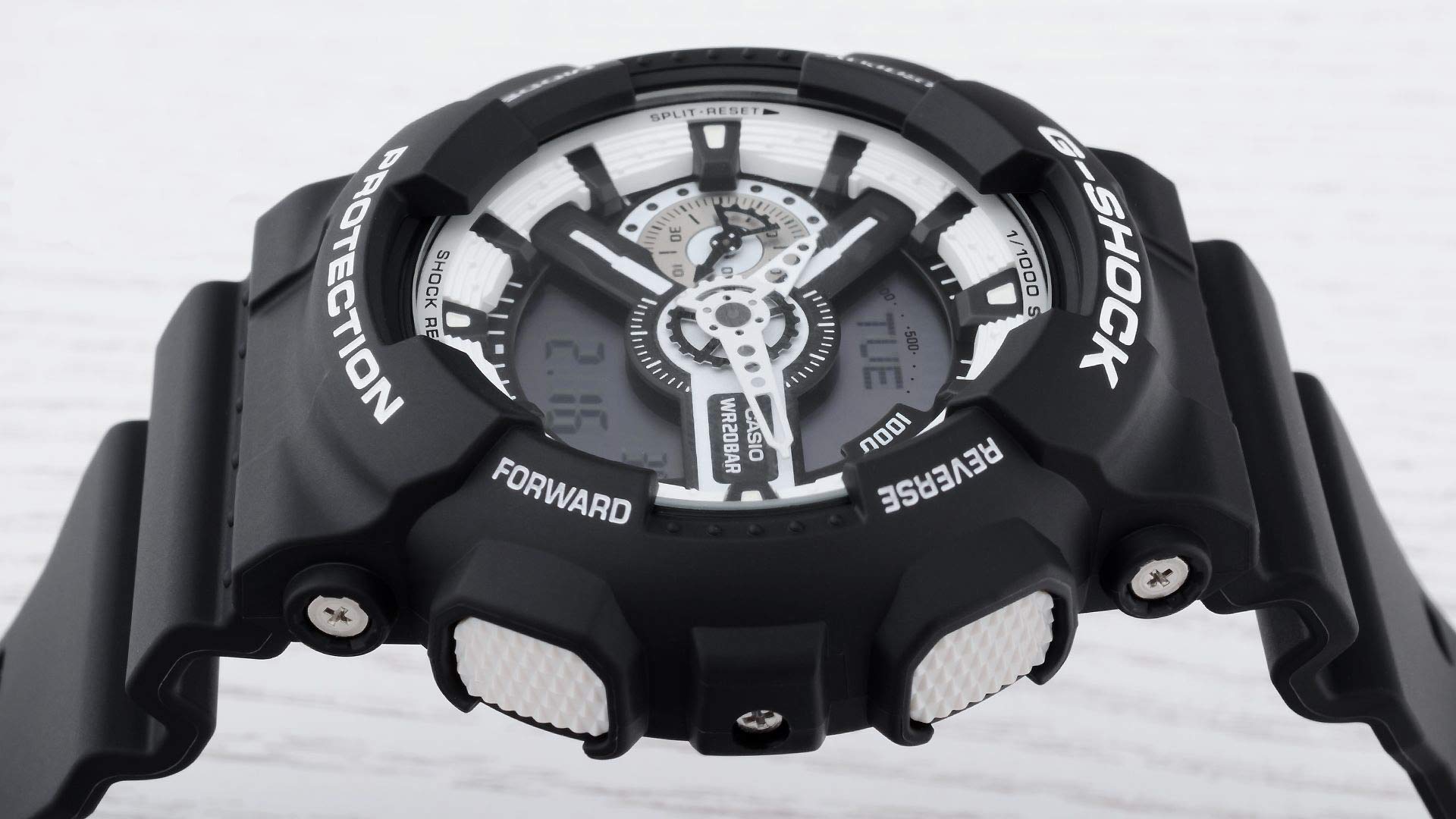 casio-g-shock-ga-110bw-1aer-analog-digital-herrenuhr-harz image 4