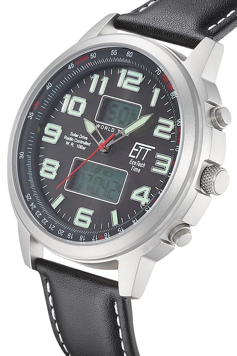 ett-solar-drive-funk-egs-11301-22l-herren-chronograph-leder image 2