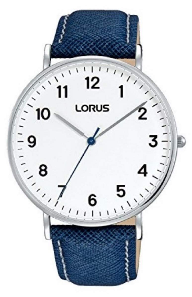 lorus-fashion-rh819cx9-herrenuhr-edelstahl-lederband image 1