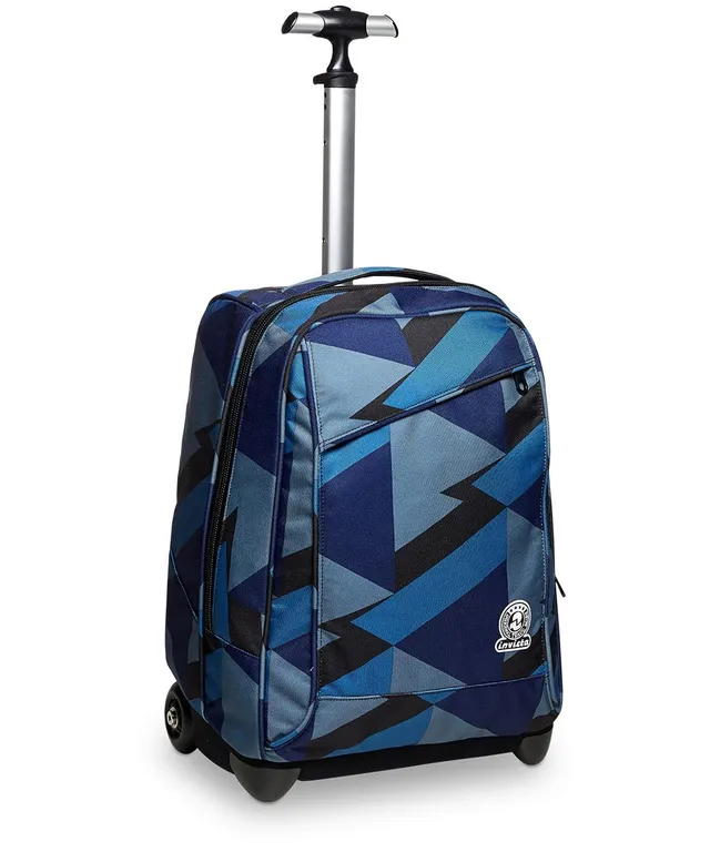 invicta-trolley-2-in-1-schulranzen-blaues-muster-einheitsgr-e image 1