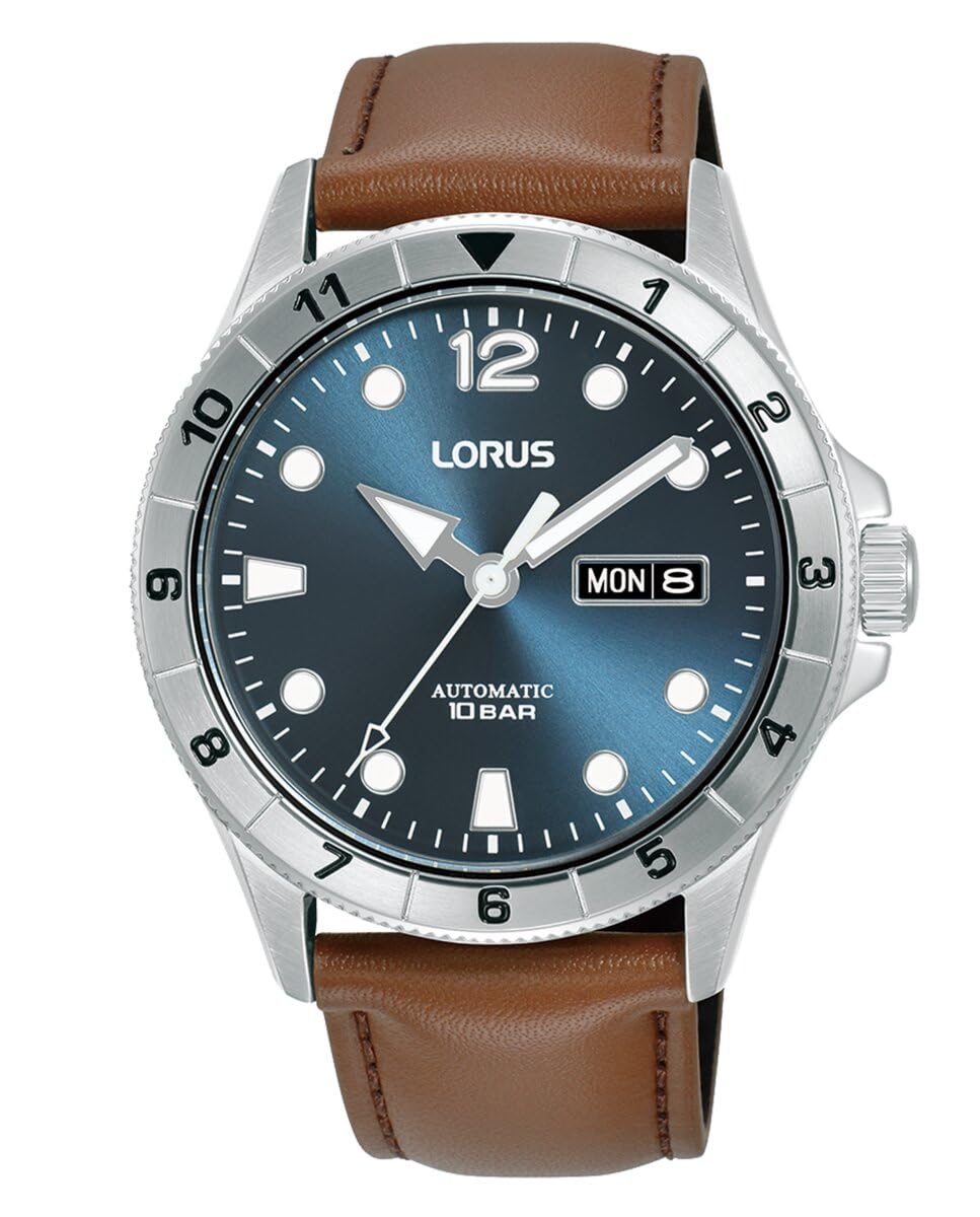 lorus-sport-herrenuhr-automatik-edelstahl-silber-blau image 3
