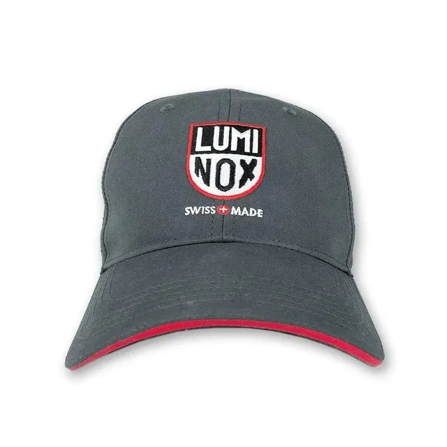 luminox-baseball-cap-grau-microfaser-snapback image 1