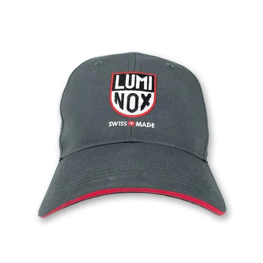 luminox-baseball-cap-grau-microfaser-snapback image 1