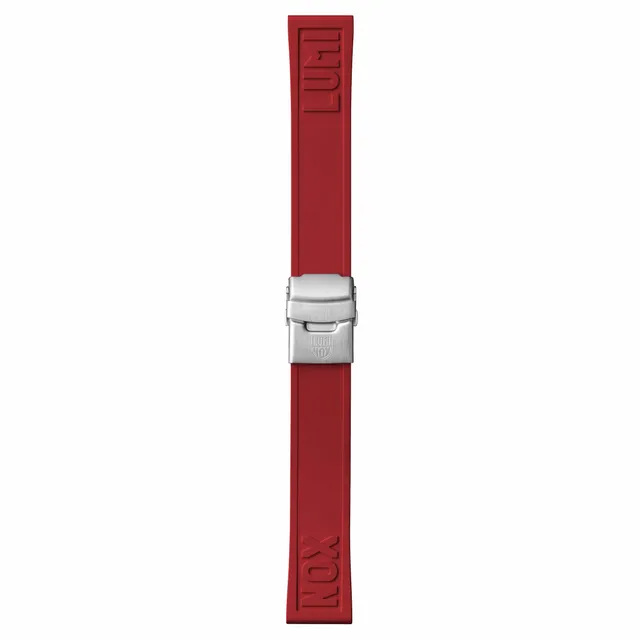luminox-all-straps-kautschukarmband-22-mm-rot-zuschneidbar image 1