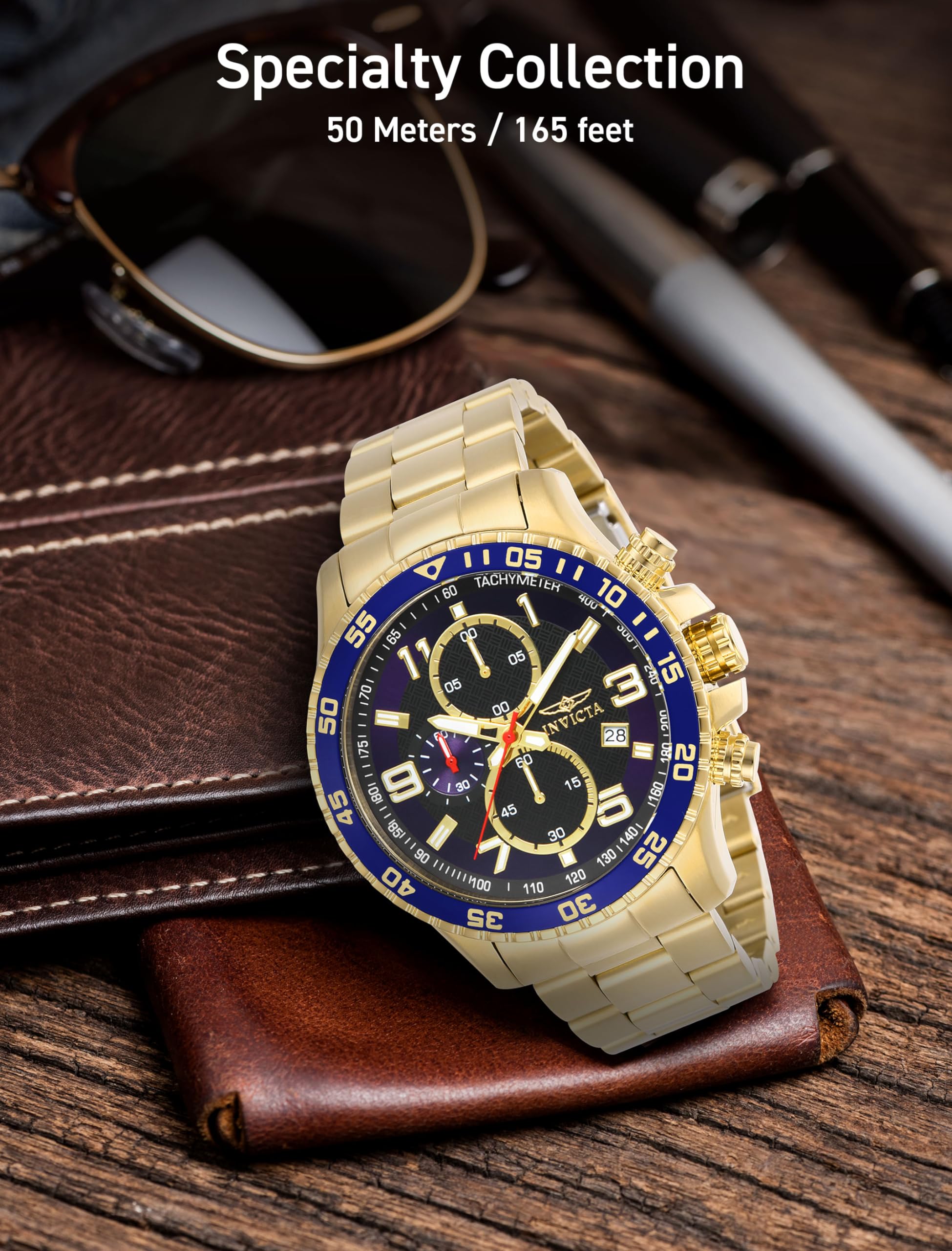 invicta-specialty-herrenuhr-45mm-quarz-gold-blau-edelstahl image 5