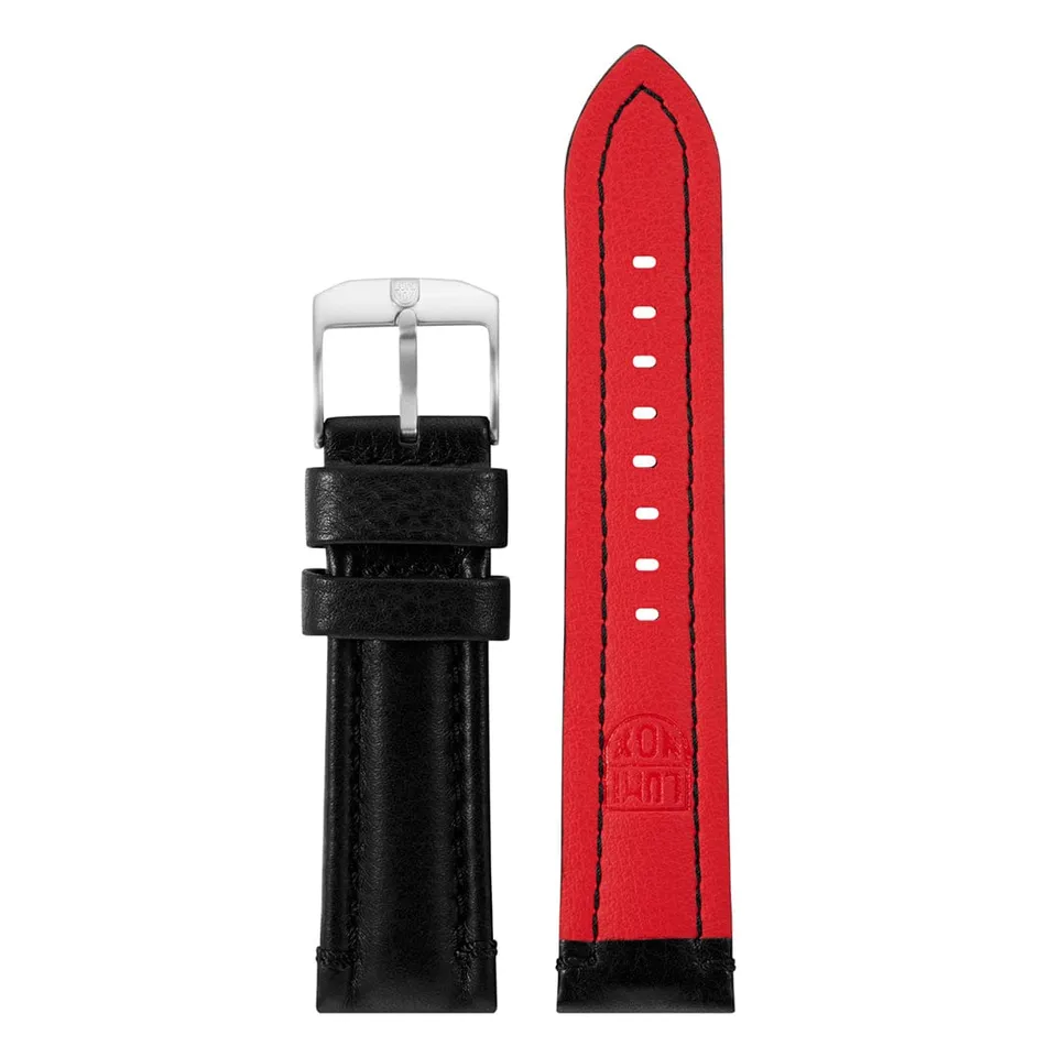 luminox-lederarmband-uhrenarmband-24-mm-schwarz image 1