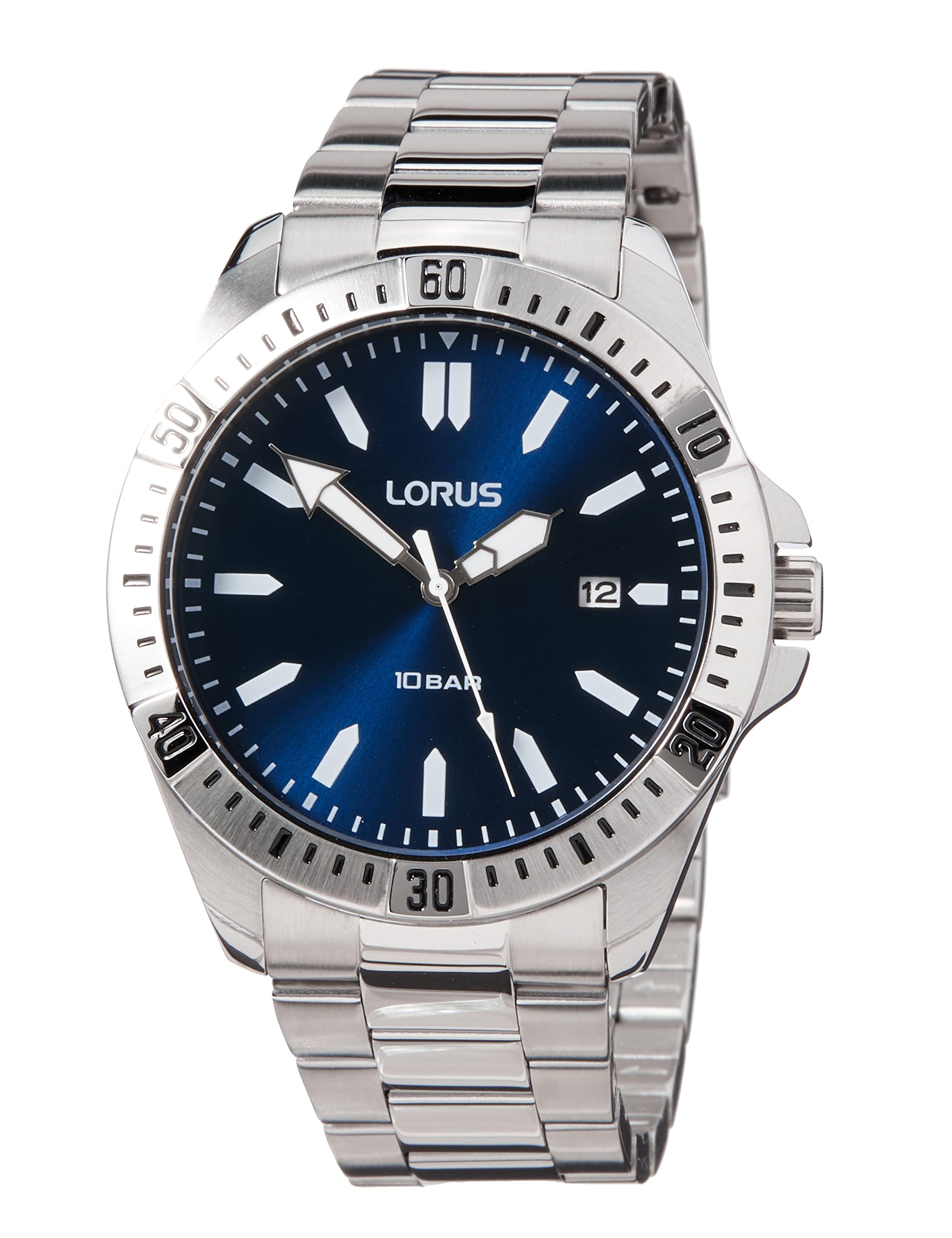 lorus-herrenuhren-analog-quarz-herrenuhr-schwarz-metall image 6