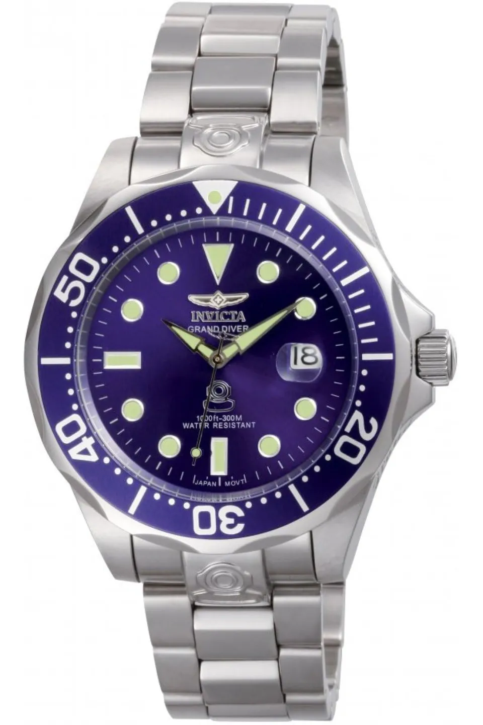 invicta-pro-diver-herren-automatikuhr-47mm-silber-blau image 1