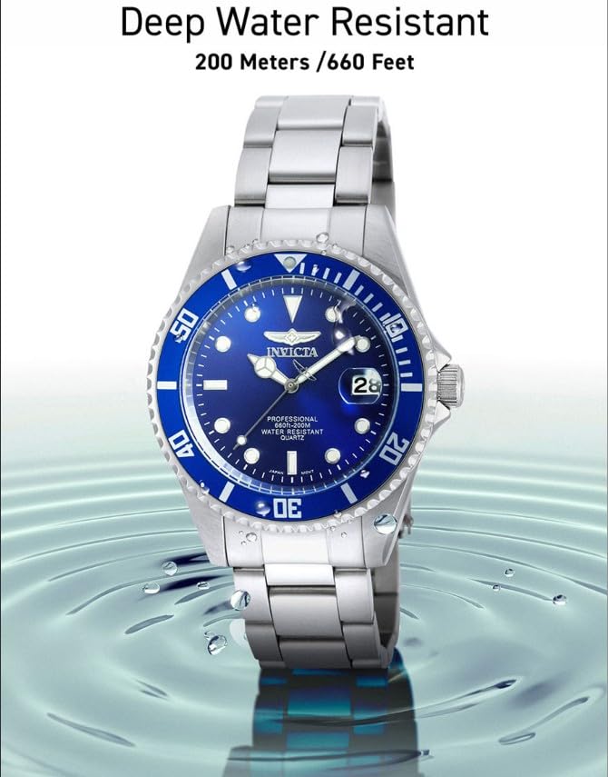invicta-pro-diver-uhr-37mm-silber-blau-quarz-edelstahl image 7
