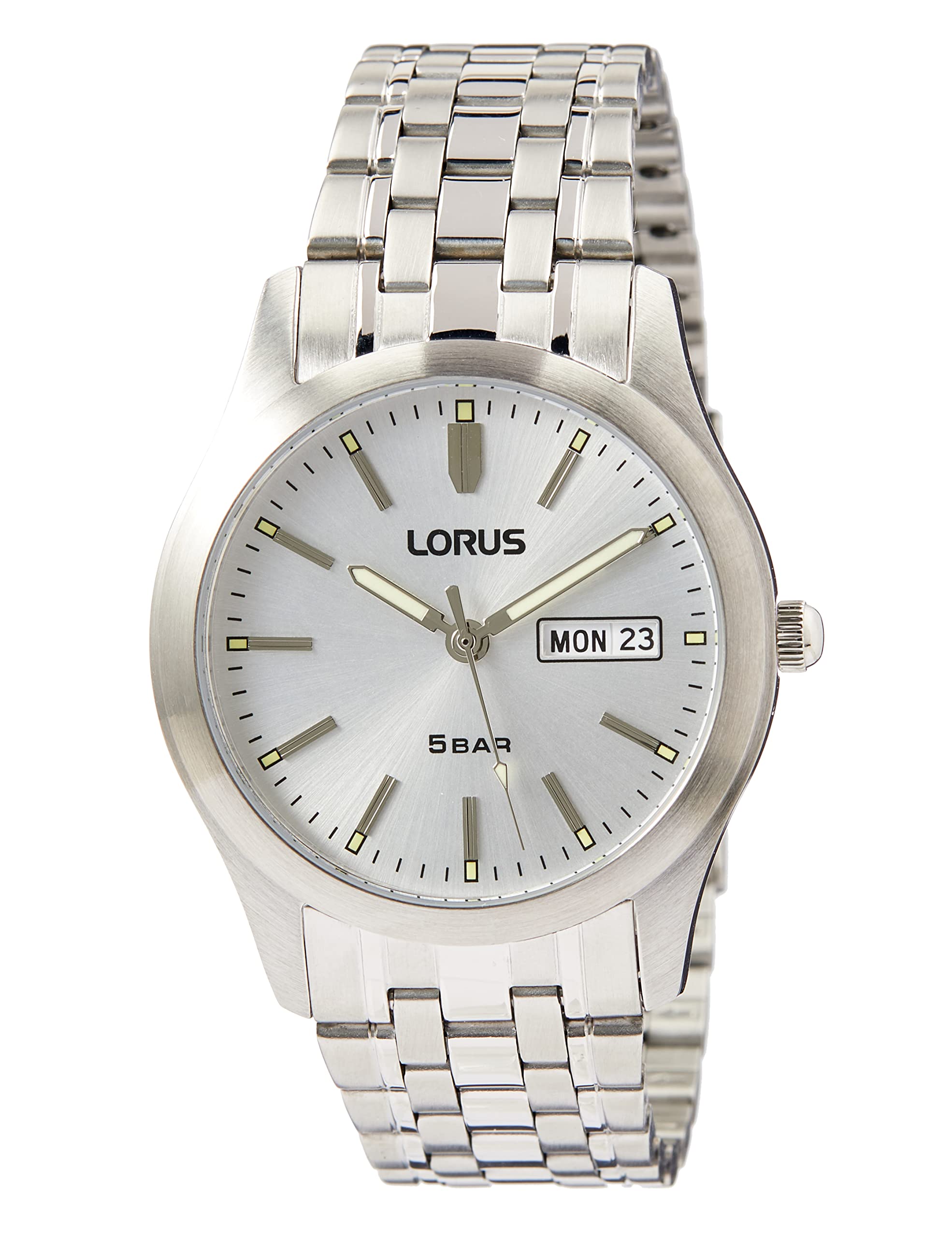 lorus-herrenuhren-rxn71dx9-herrenuhr-edelstahl-metallband-klassik image 1