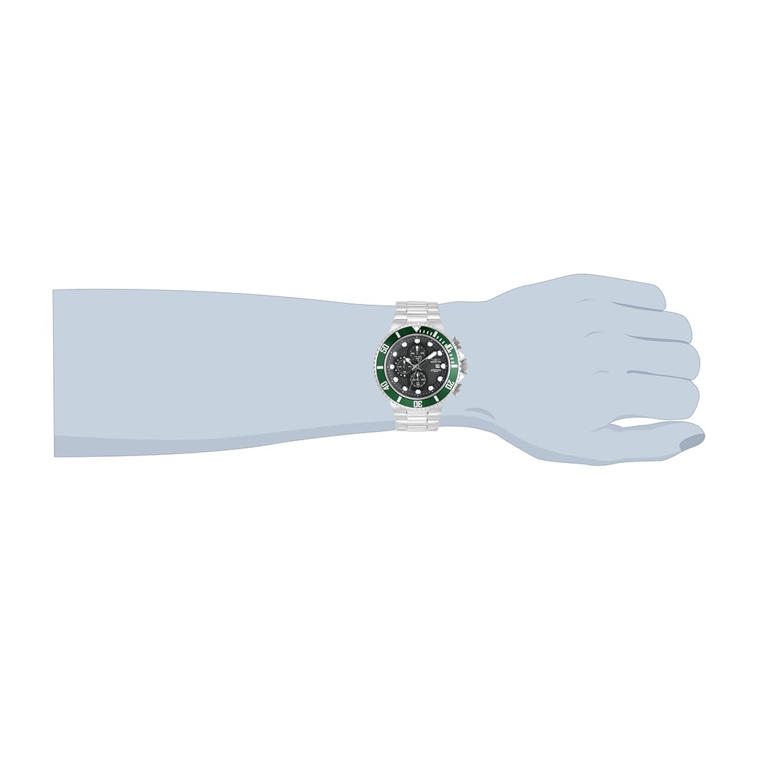 invicta-pro-diver-herrenuhr-52mm-silber-gr-n-edelstahl image 6