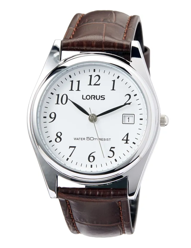 lorus-herrenuhren-klassik-rs965bx9-herrenuhr-leder image 1