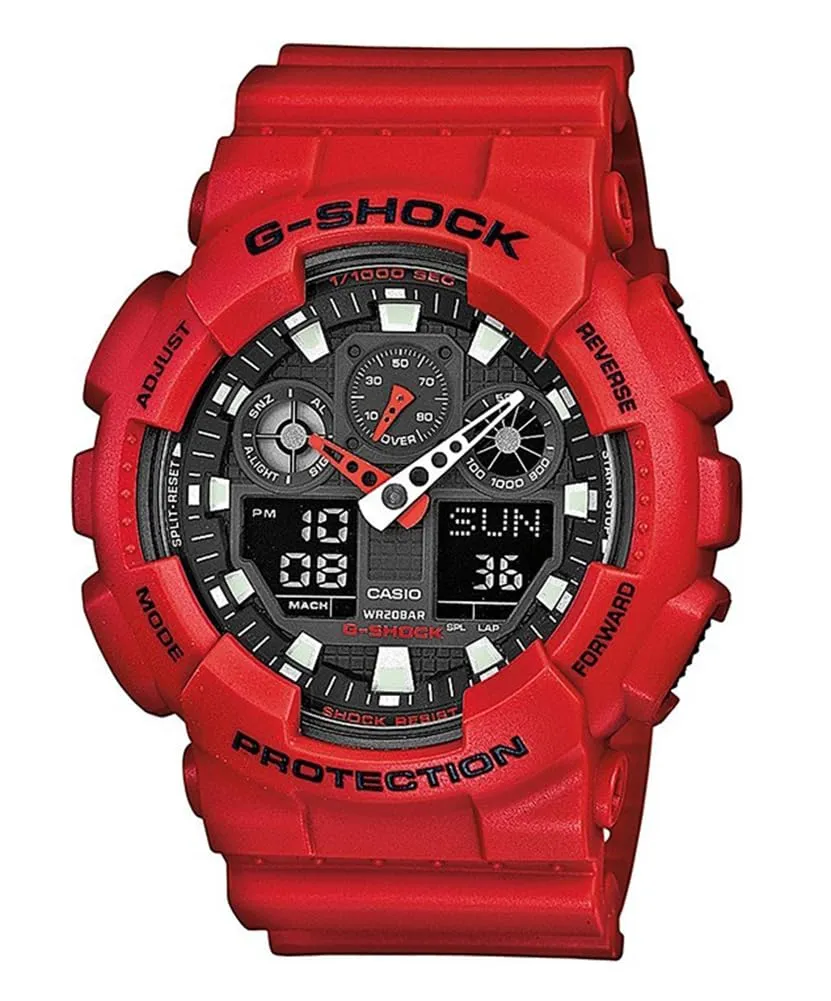 casio-g-shock-ga-100b-armbanduhr-herren-analog-digital-schwarz image 1