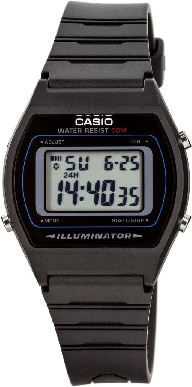 casio-w-202-1avef-digitaluhr-schwarz-kunststoff-5-bar image 1